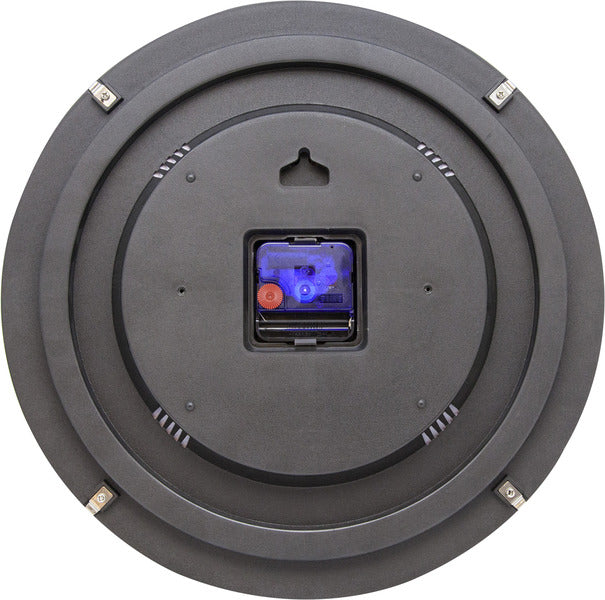 Load image into Gallery viewer, Nextime ne-3165 wandklok dia. 35 cm, bol glas, 'milky way dome'