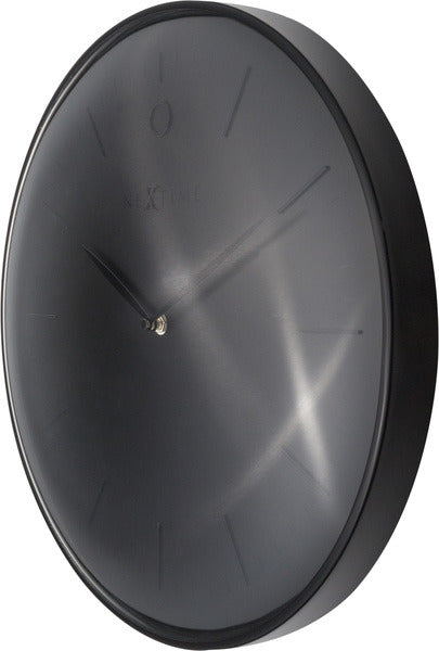 Load image into Gallery viewer, Nextime ne-3235zw wandklok glamour ø40 metaal zwart