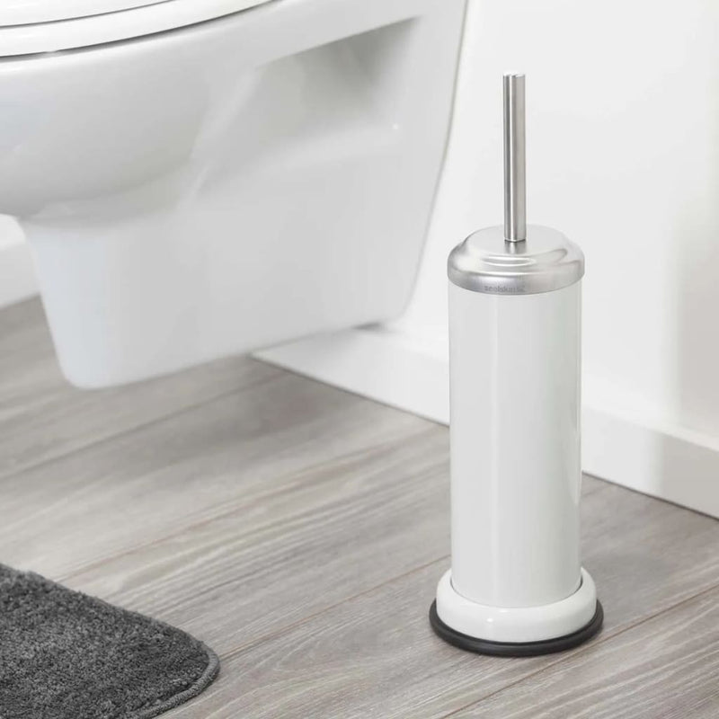 Load image into Gallery viewer, Sealskin toiletborstel met houder acero wit 361730510