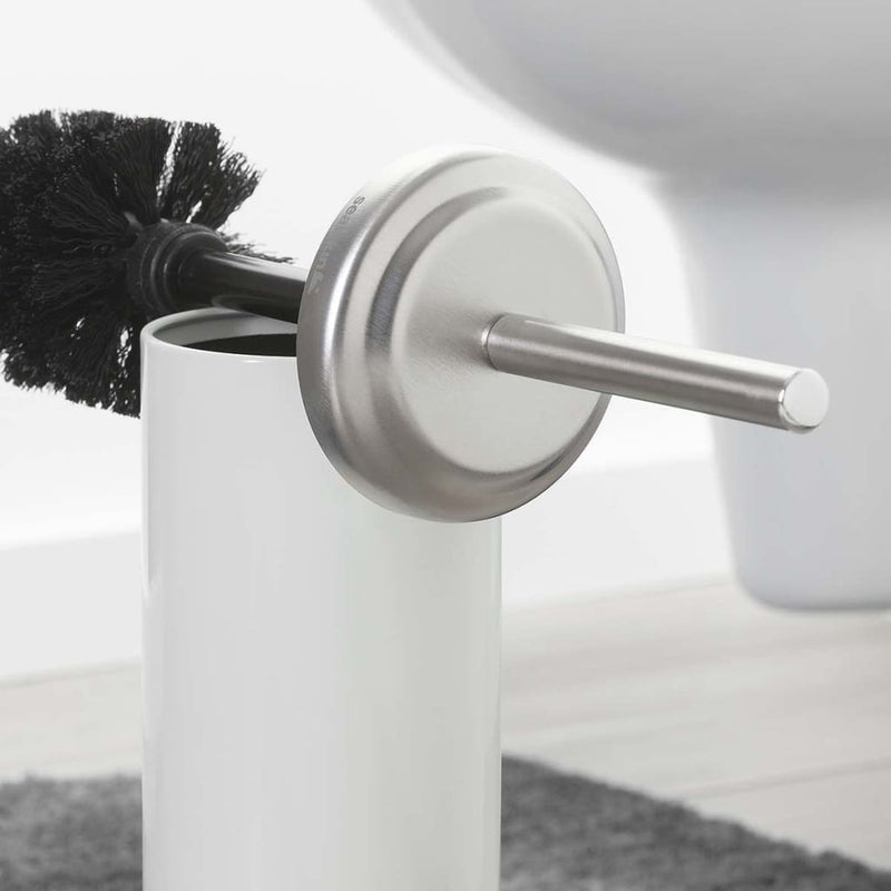 Load image into Gallery viewer, Sealskin toiletborstel met houder acero wit 361730510