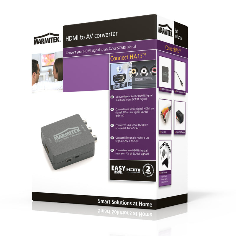 Load image into Gallery viewer, Marmitek connect ha13 hdmi naar rca scart converter
