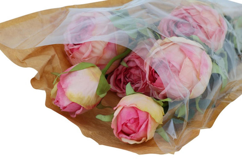 Chargez l'image dans la visionneuse de la galerie, Countryfield kunst boeket rosa belle larissa d.roze 20x20xh55cm