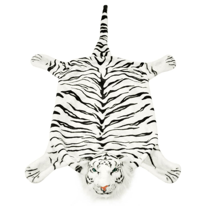 Load image into Gallery viewer, VidaXL Tijgervloerkleed pluche 144 cm wit