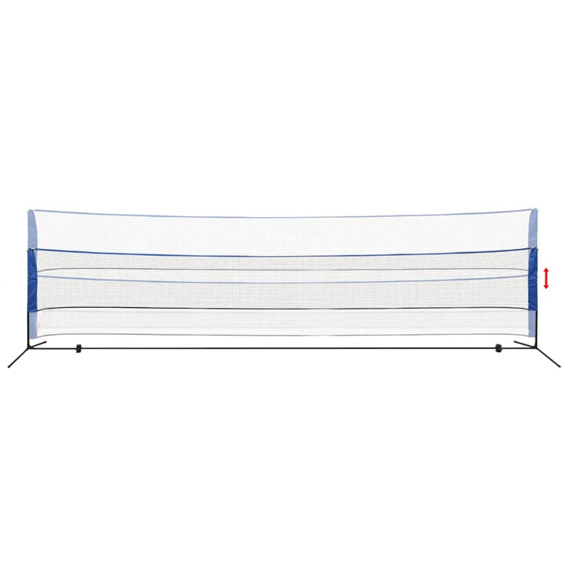 Load image into Gallery viewer, Vidaxl badmintonnet met shuttles 600 x 155 cm