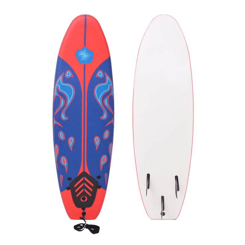Load image into Gallery viewer, VidaXL Surfplank 170 cm blauw en rood