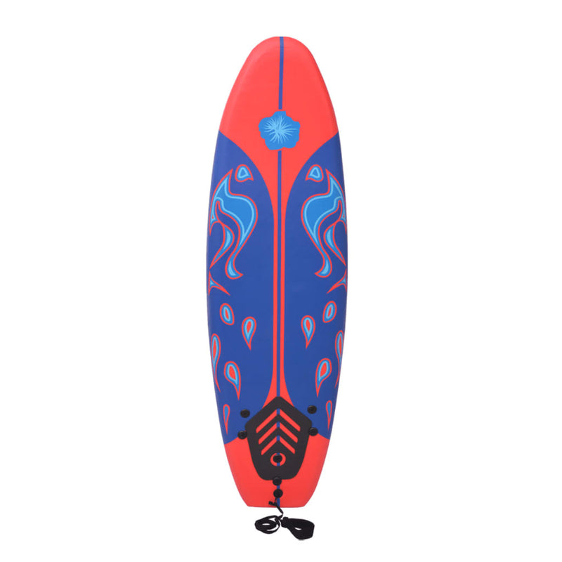Load image into Gallery viewer, VidaXL Surfplank 170 cm blauw en rood