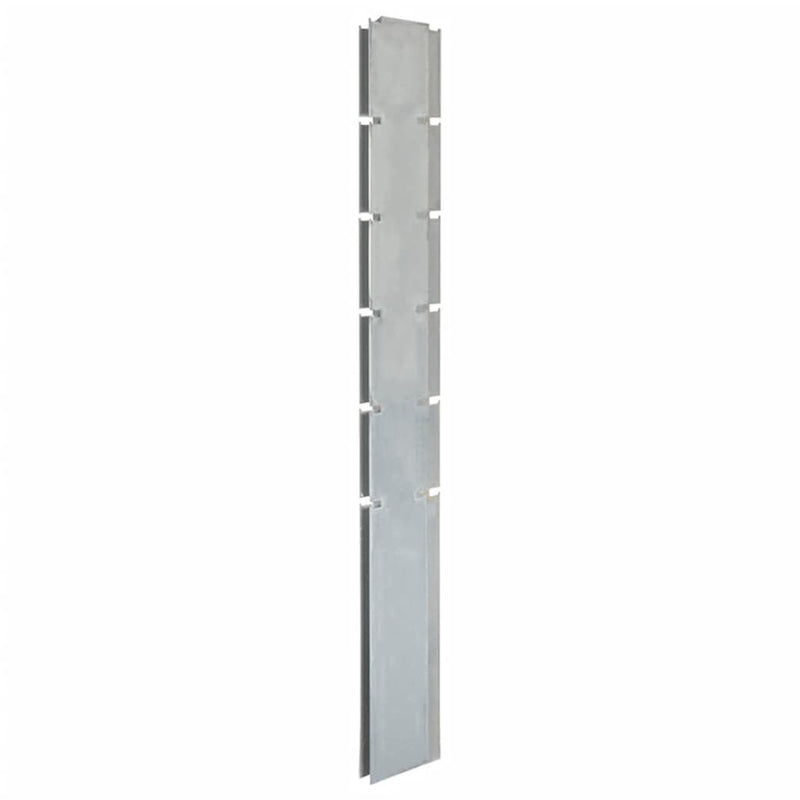 Load image into Gallery viewer, VidaXL Schanskorfpaal 160 cm gegalvaniseerd staal zilverkleurig