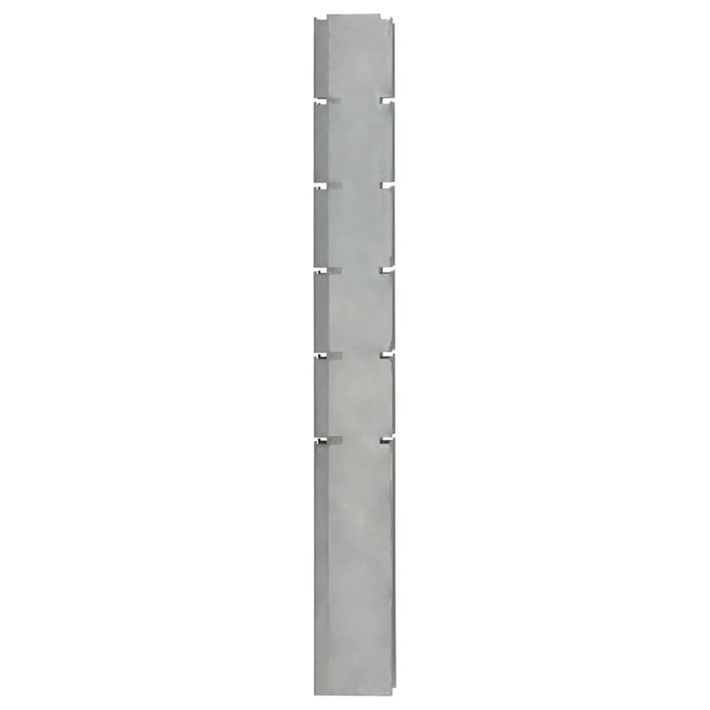 Load image into Gallery viewer, VidaXL Schanskorfpaal 160 cm gegalvaniseerd staal zilverkleurig
