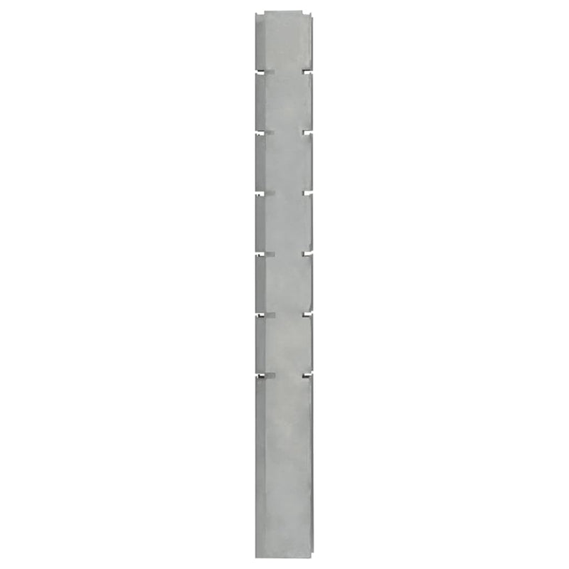 Load image into Gallery viewer, VidaXL Schanskorfpaal 180 cm gegalvaniseerd staal zilverkleurig