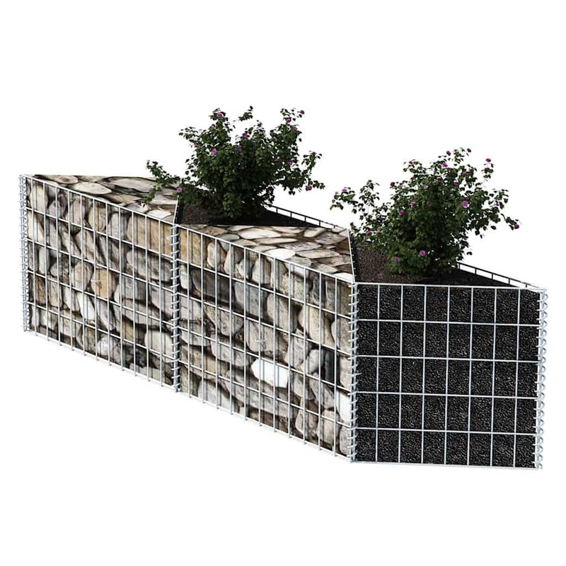 Load image into Gallery viewer, Vidaxl gabion mand 120x30x50 cm gegalvaniseerd staal
