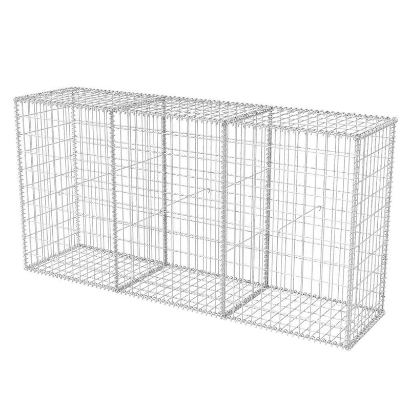Load image into Gallery viewer, Vidaxl gabion mand 200x50x100 cm gegalvaniseerd staal