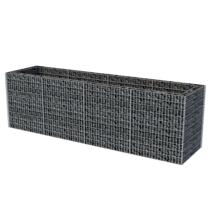 Load image into Gallery viewer, VidaXL Gabion plantenbak verhoogd 360x90x100 cm staal