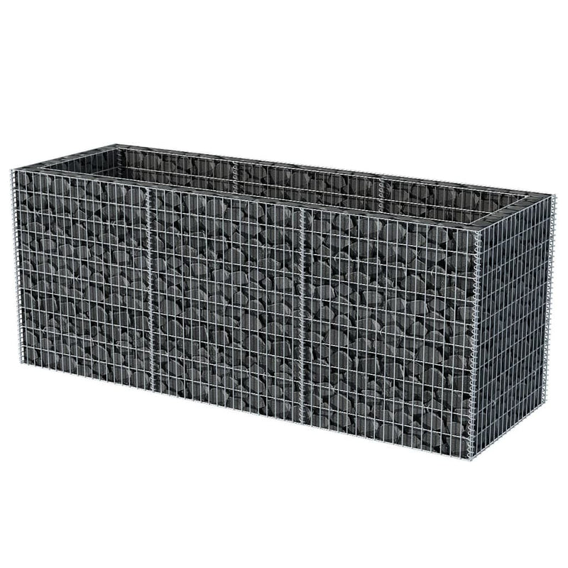 Load image into Gallery viewer, VidaXL Gabion plantenbak verhoogd 270x90x100 cm staal