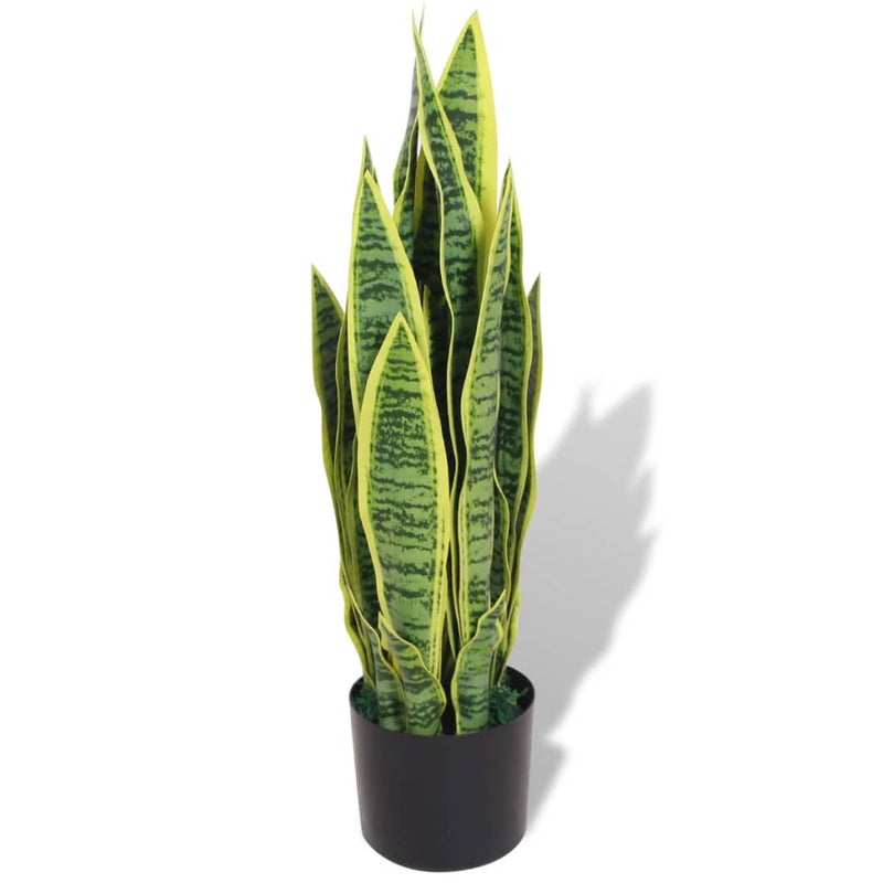 Load image into Gallery viewer, Vidaxl kunst sanseveria plant met pot 65 cm groen