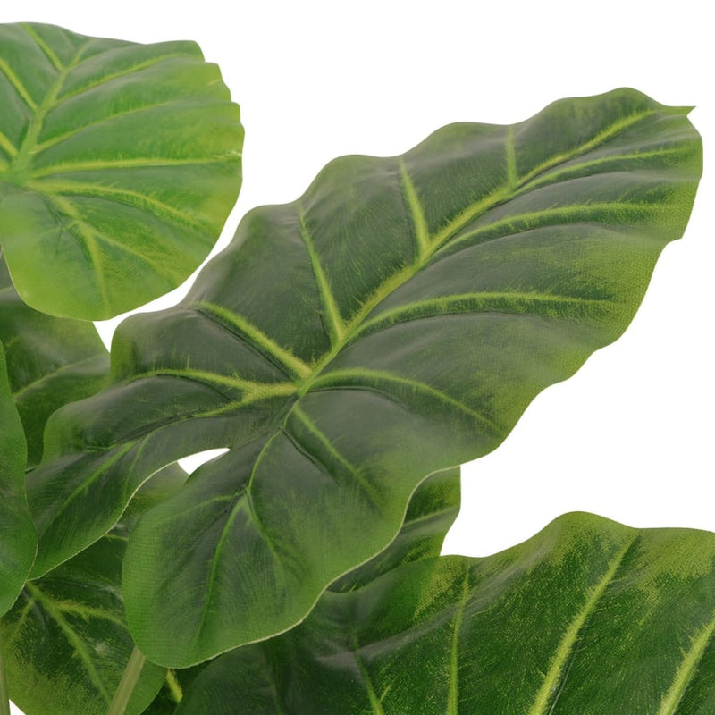 Load image into Gallery viewer, Vidaxl kunstplant taro met pot 85 cm groen
