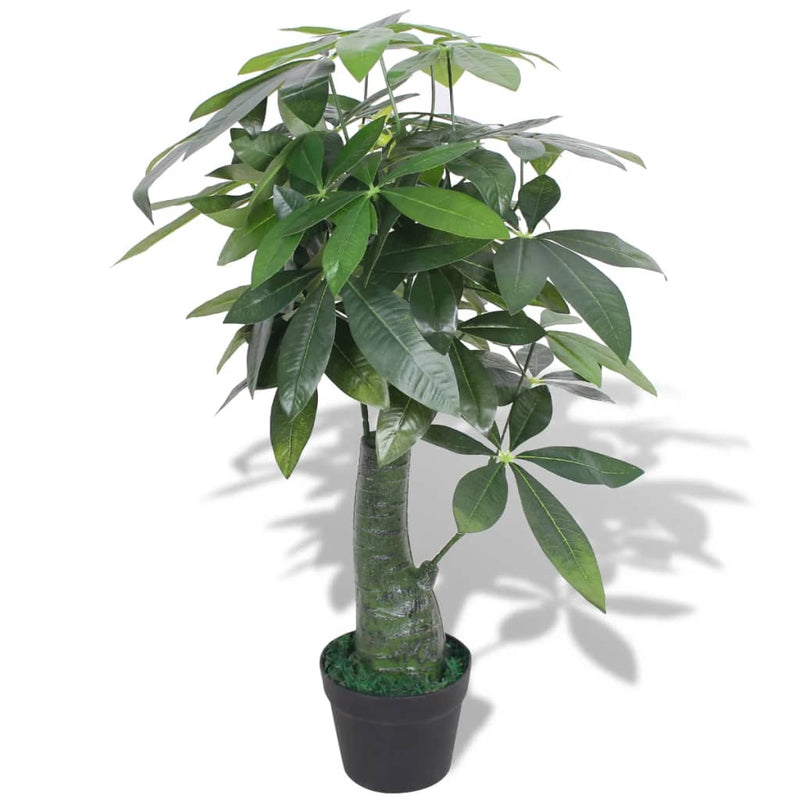 Load image into Gallery viewer, Vidaxl kunst watercacao plant met pot 85 cm groen