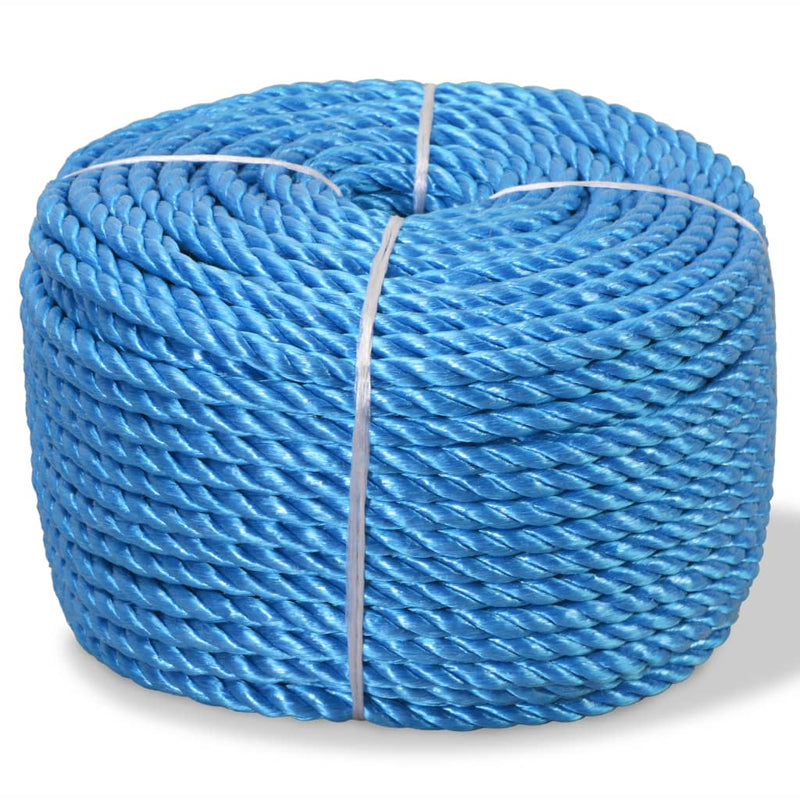 Load image into Gallery viewer, Vidaxl touw gedraaid 10 mm 100 m polypropyleen blauw