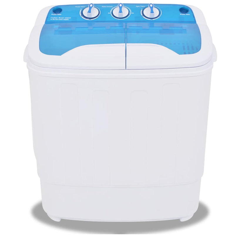 Load image into Gallery viewer, Vidaxl mini wasmachine met dubbele trommel 5,6 kg