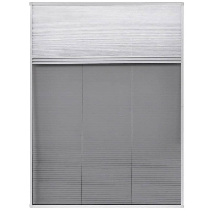 Load image into Gallery viewer, Vidaxl raamhor plissé met verduistering 60x80 cm aluminium