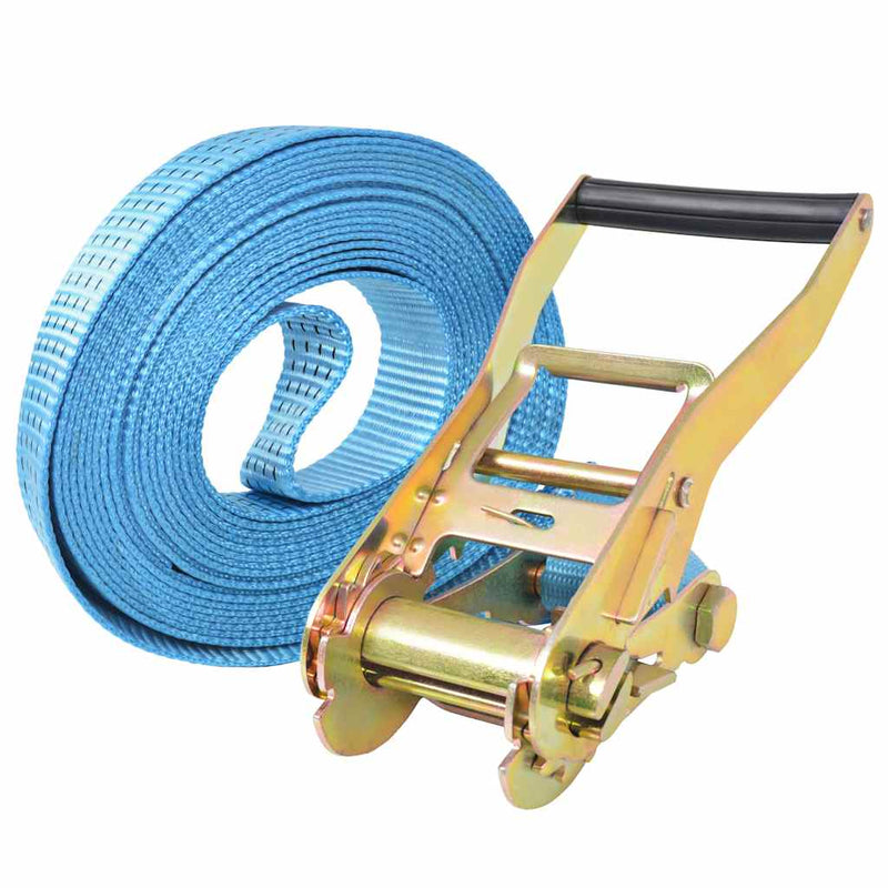 Load image into Gallery viewer, Vidaxl spanbanden 4 ton 8mx50mm blauw 4 st