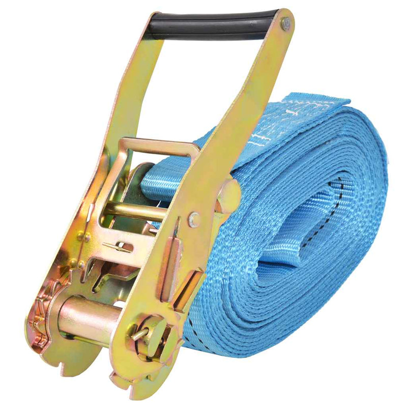 Load image into Gallery viewer, Vidaxl spanbanden 4 ton 8mx50mm blauw 4 st