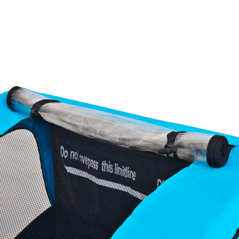 Load image into Gallery viewer, Vidaxl fietstrailer 30 kg grijs en blauw