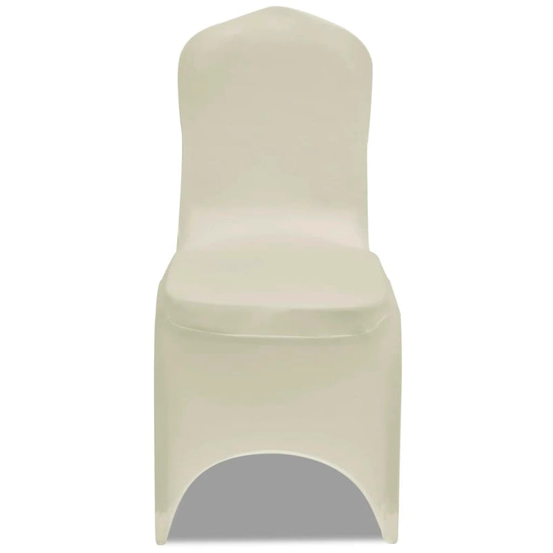 Load image into Gallery viewer, Vidaxl stoelhoezen stretch crème 100 st