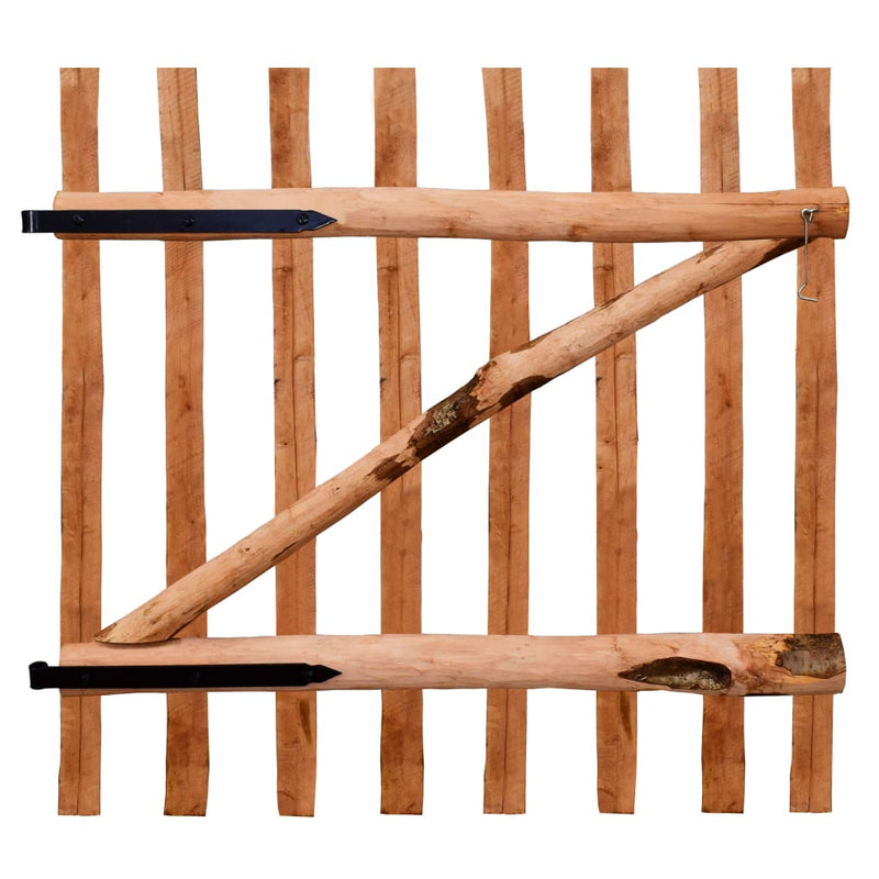 Load image into Gallery viewer, VidaXL Poort enkel 100x100 cm geïmpregneerd hazelaarhout