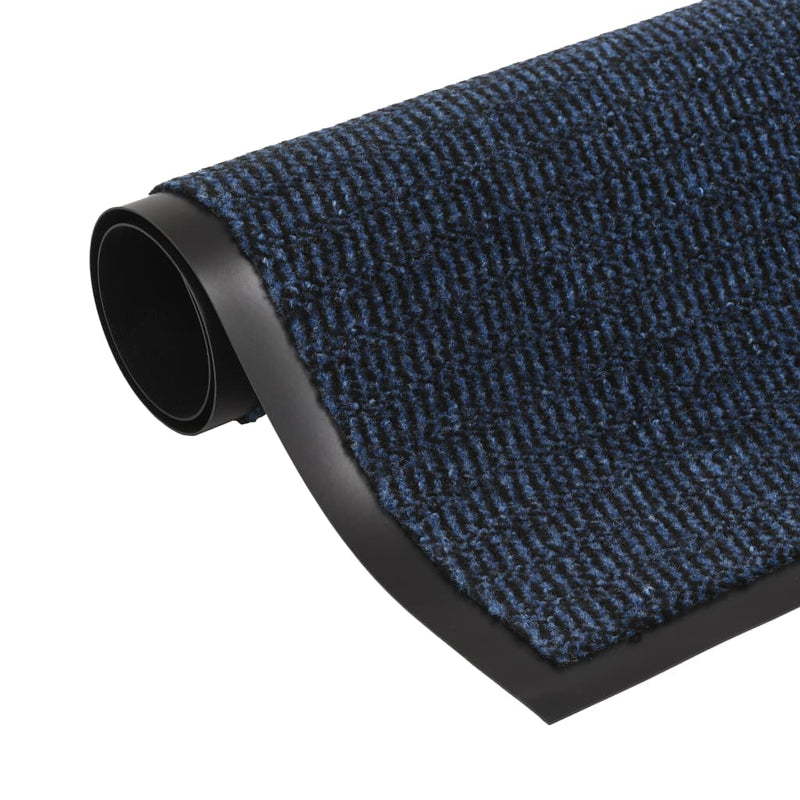 Load image into Gallery viewer, Vidaxl droogloopmat rechthoekig getuft 80x120 cm blauw
