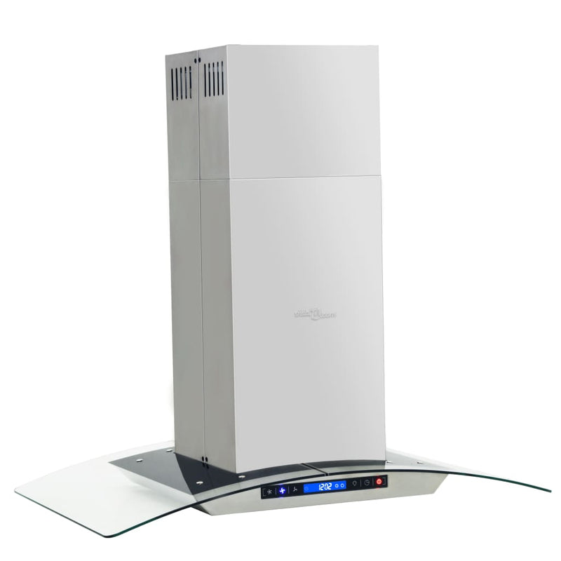 Load image into Gallery viewer, VidaXL Eilandafzuigkap LCD-scherm sensor 756 m³ u LED 90 cm