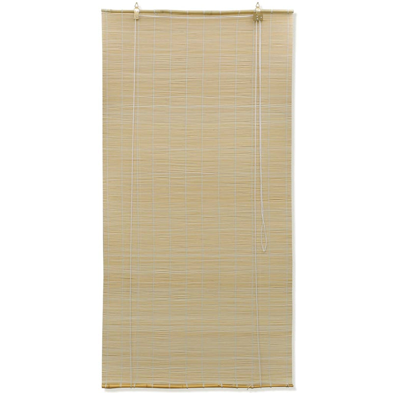 Load image into Gallery viewer, Vidaxl rolgordijn 140x220 cm bamboe naturel