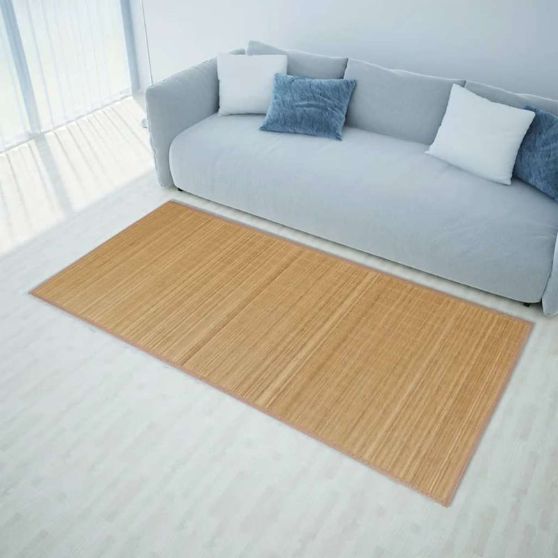 Load image into Gallery viewer, Vidaxl tapijt 100x160 cm bamboe bruin