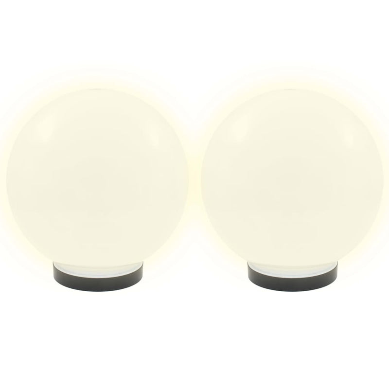 Load image into Gallery viewer, Vidaxl led-bollampen 2 st rond 25 cm pmma