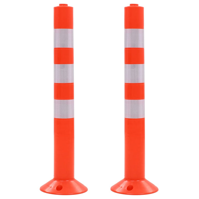 Load image into Gallery viewer, Vidaxl verkeerspalen 75 cm kunststof 2 st