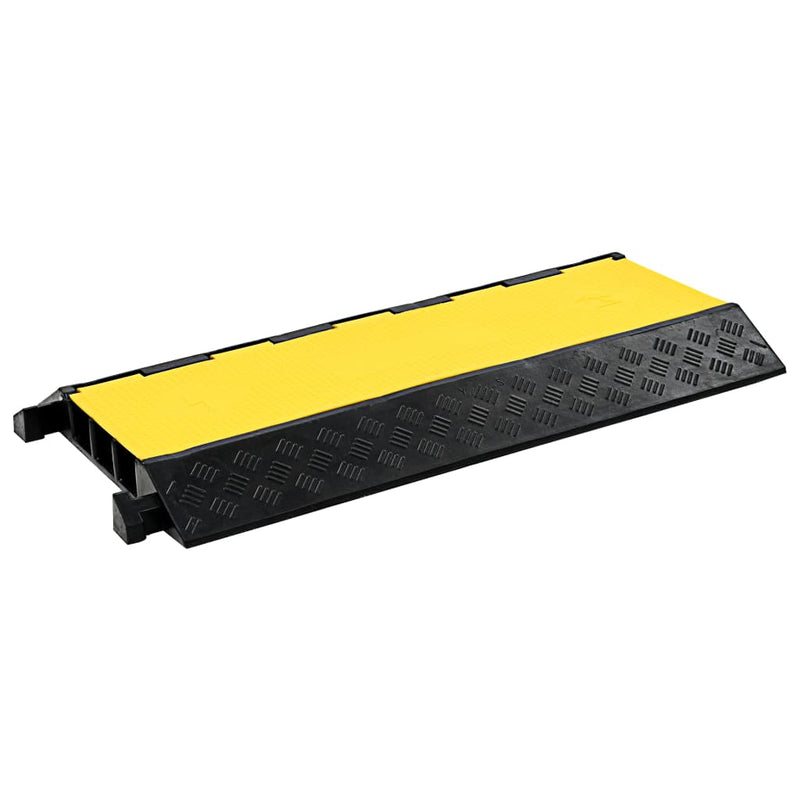 Load image into Gallery viewer, Vidaxl kabelbeschermer drempel 3 tunnels 93 cm rubber