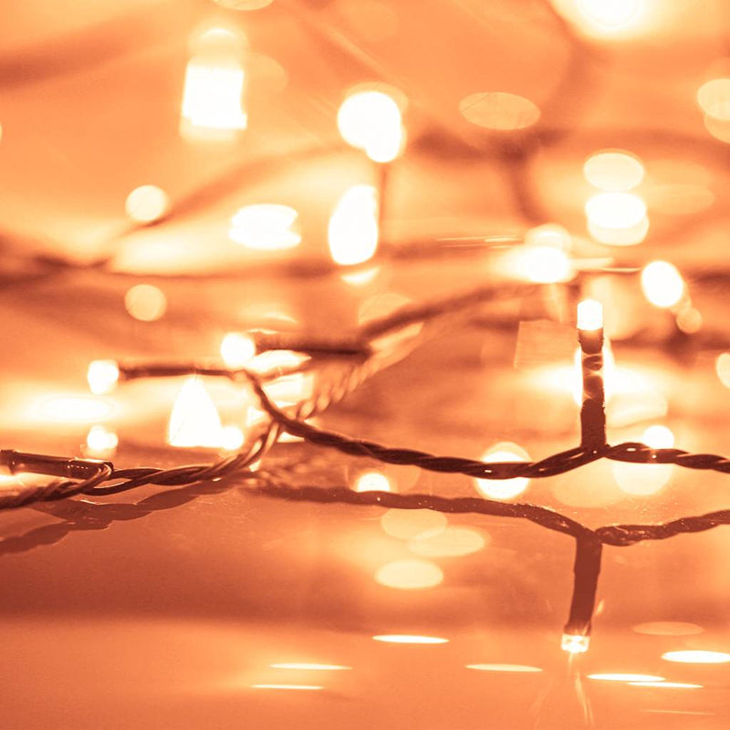 Load image into Gallery viewer, Vidaxl lichtsnoer met 400 led's met 8 lichteffecten 40 m warmwit