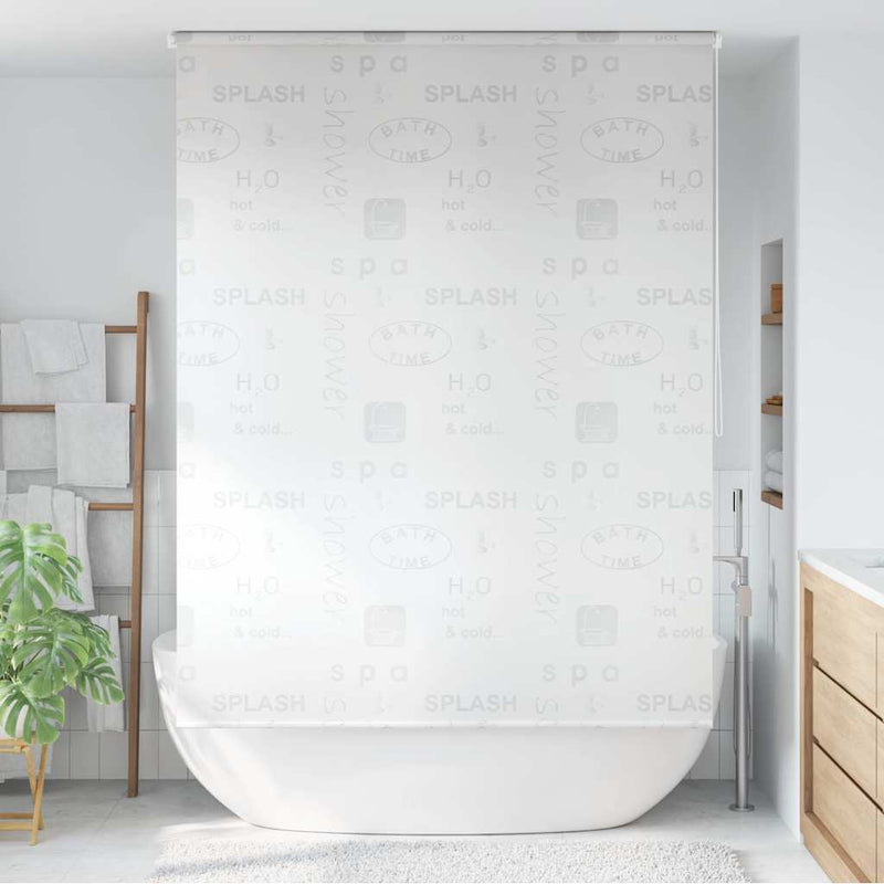Load image into Gallery viewer, Vidaxl rolgordijn voor douche 140x240 cm splash