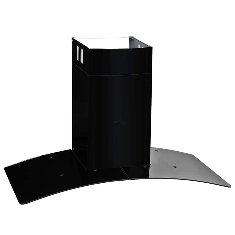 Chargez l'image dans la visionneuse de la galerie, Vidaxl wandafzuigkap 756 m³ u 90 cm roestvrij staal zwart