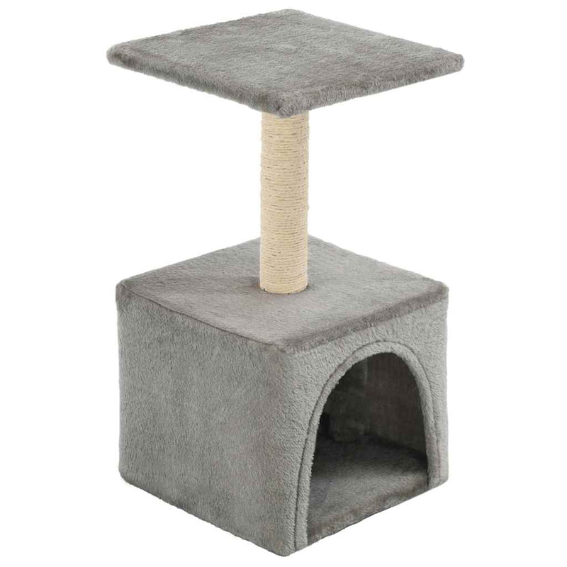Load image into Gallery viewer, Vidaxl kattenkrabpaal met sisal krabpaal 55 cm grijs