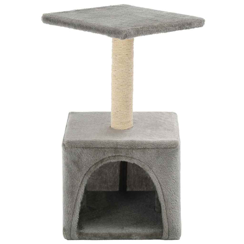 Load image into Gallery viewer, Vidaxl kattenkrabpaal met sisal krabpaal 55 cm grijs