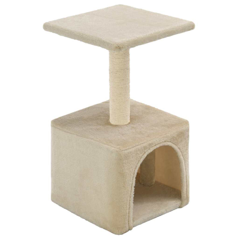 Load image into Gallery viewer, Vidaxl kattenkrabpaal met sisal krabpaal 55 cm beige