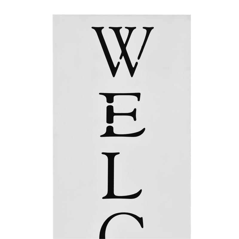 Load image into Gallery viewer, Vidaxl parapluhouder welcome staal wit