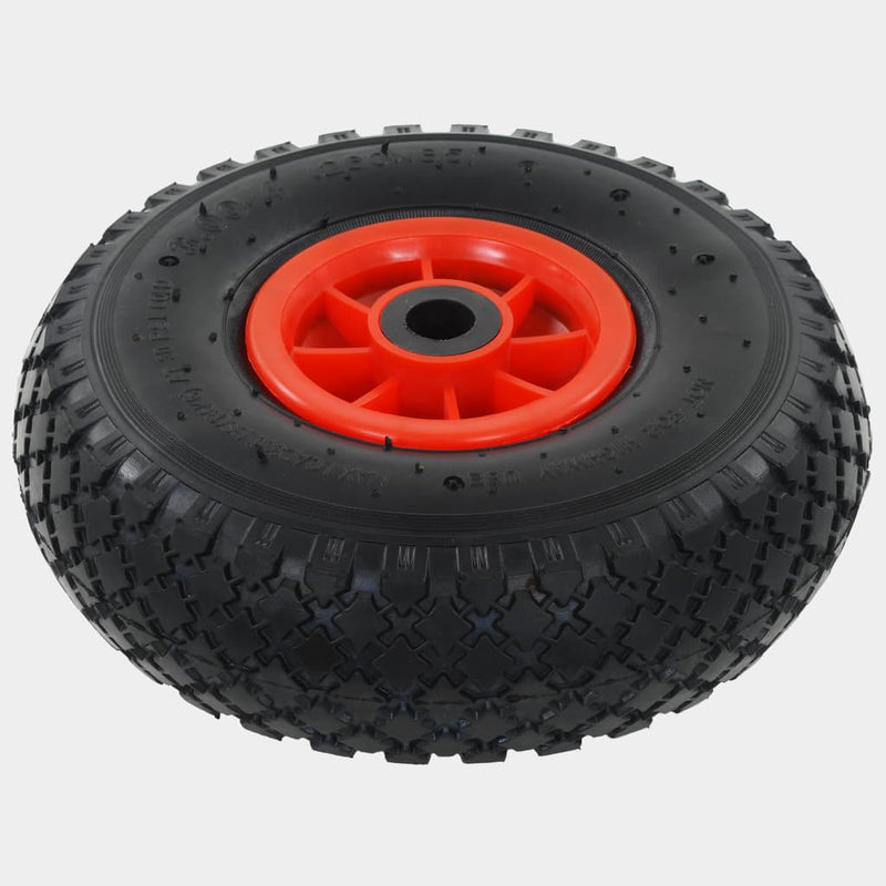 Load image into Gallery viewer, Vidaxl steekwagenwielen 2 st 3,00-4 (245x82) rubber