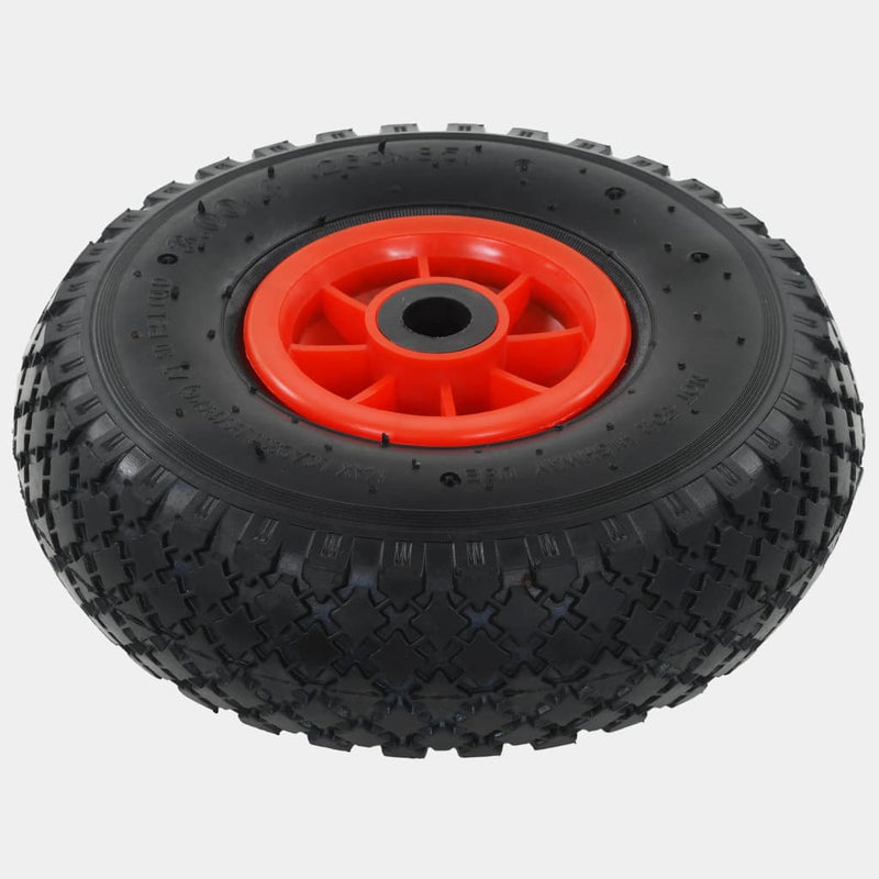 Load image into Gallery viewer, Vidaxl steekwagenwielen 4 st 3,00-4 (245x82) rubber