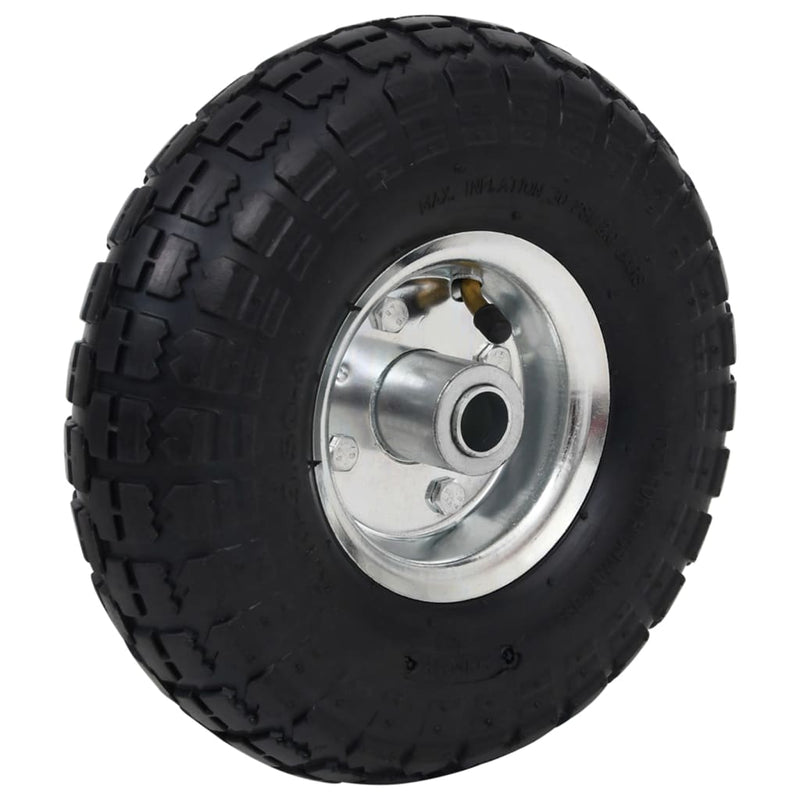Load image into Gallery viewer, Vidaxl steekwagenwielen 4,10 3,50-4 (260x83) rubber 2 st