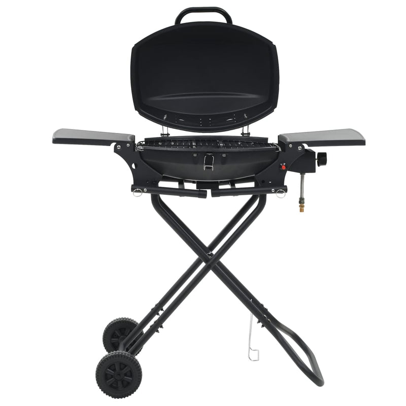 Load image into Gallery viewer, Vidaxl gasbarbecue met kookzone draagbaar zwart