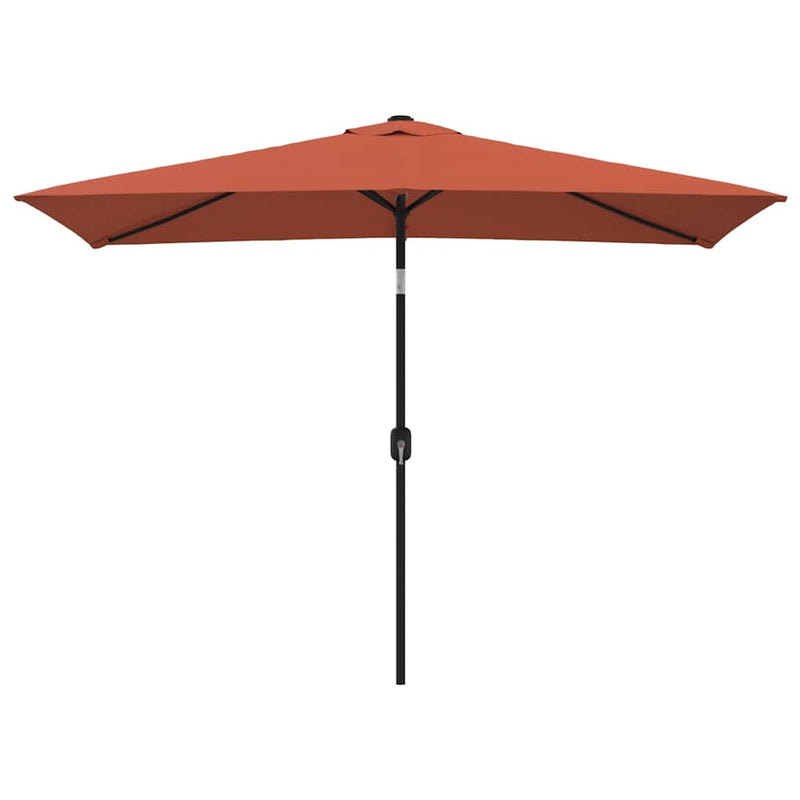 Load image into Gallery viewer, VidaXL Parasol met metalen paal 300x200 cm terracotta