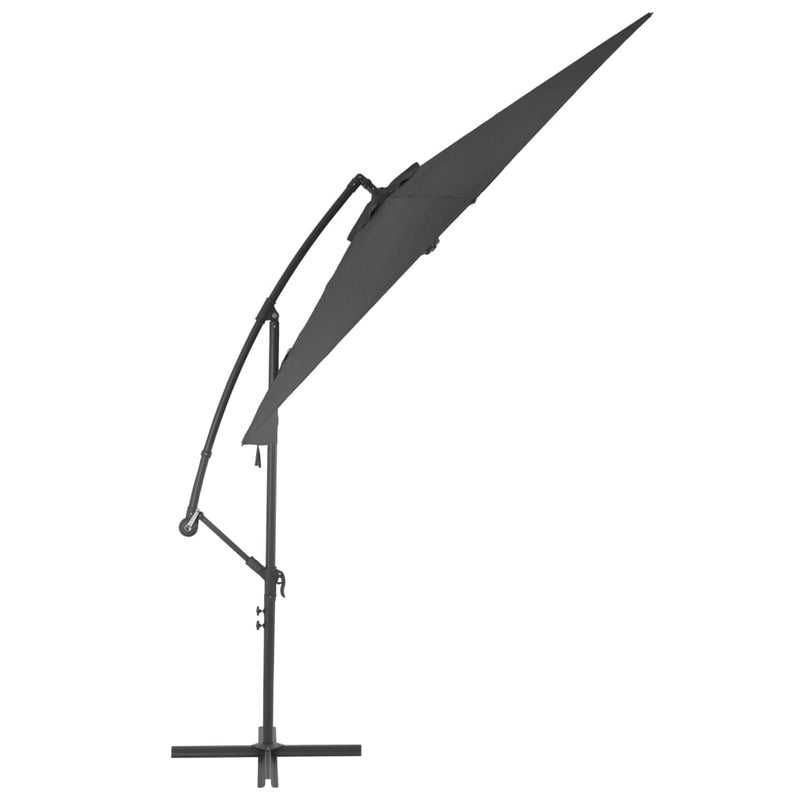 Load image into Gallery viewer, Vidaxl zweefparasol met aluminium paal 300 cm antracietkleurig