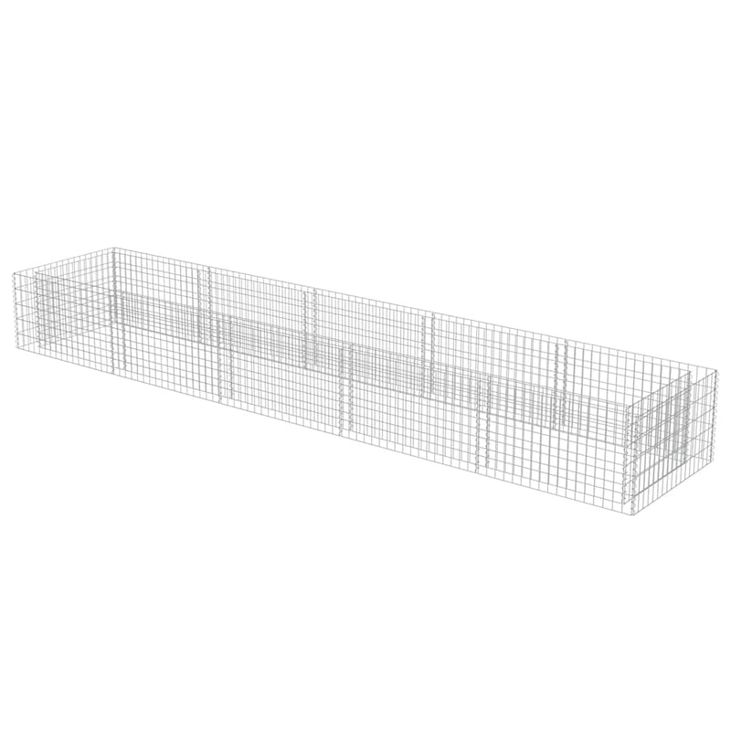 Load image into Gallery viewer, Vidaxl gabion plantenbak verhoogd 450x90x50 cm gegalvaniseerd staal
