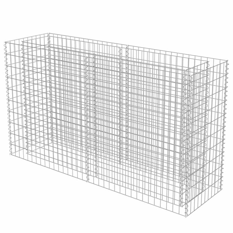 Load image into Gallery viewer, Vidaxl gabion plantenbak verhoogd 180x50x100 cm gegalvaniseerd staal